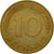 Monnaie, République fédérale allemande, 10 Pfennig, 1979, Munich, TB+, Brass