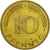 Moneta, Niemcy - RFN, 10 Pfennig, 1988, Hambourg, VF(30-35), Mosiądz powlekany