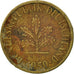 Monnaie, République fédérale allemande, 5 Pfennig, 1950, Hambourg, TB, Brass