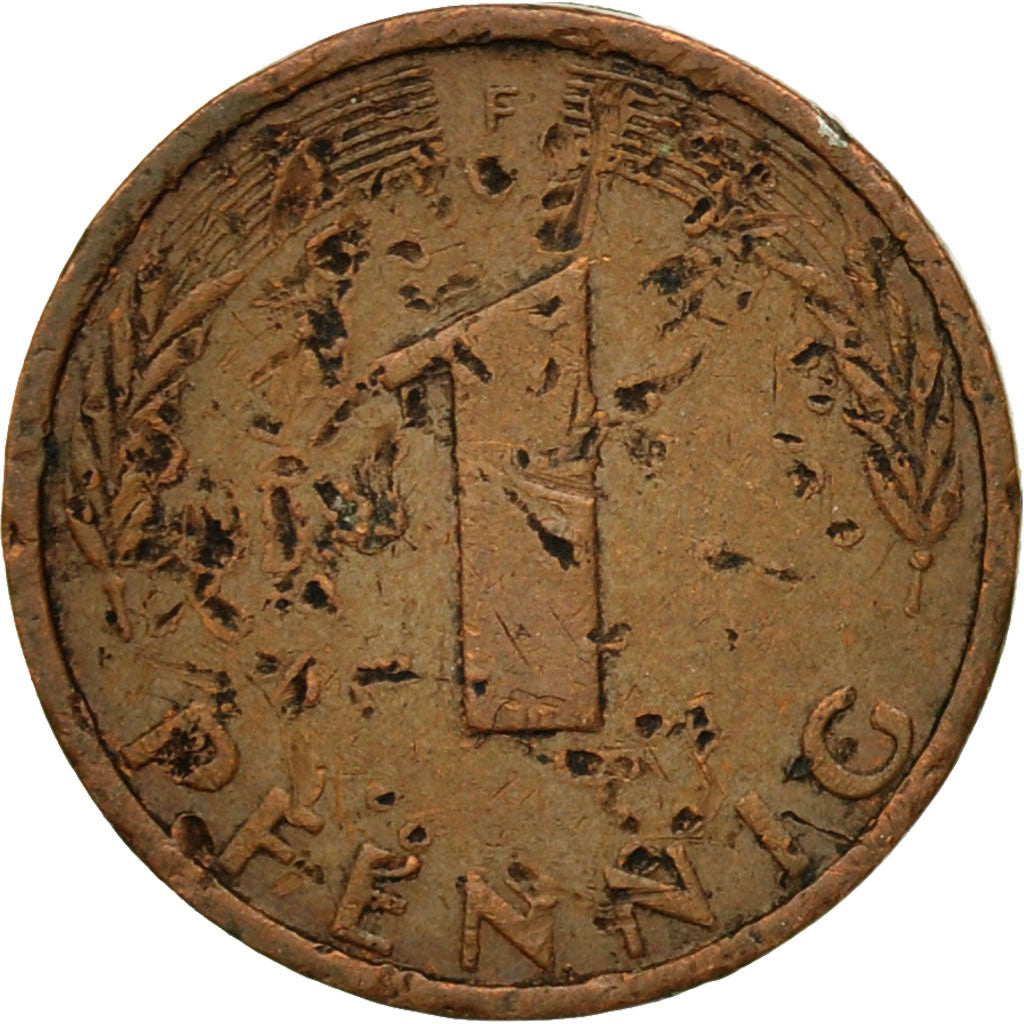 Monnaie, République fédérale allemande, 5 Pfennig, 1974, Stuttgart, TB, Brass