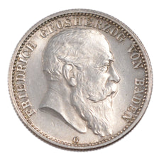 German States, 2 Mark, 1903, Karlsruhe, KM #272, AU(55-58), Silver, 28, 11.10