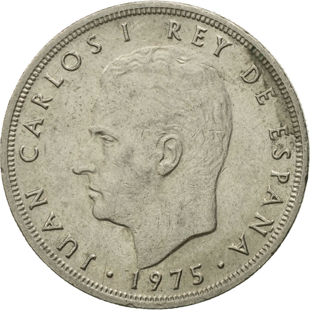 Münze, Spanien, Juan Carlos I, 5 Pesetas, 1978, S+, Copper-nickel, KM:807