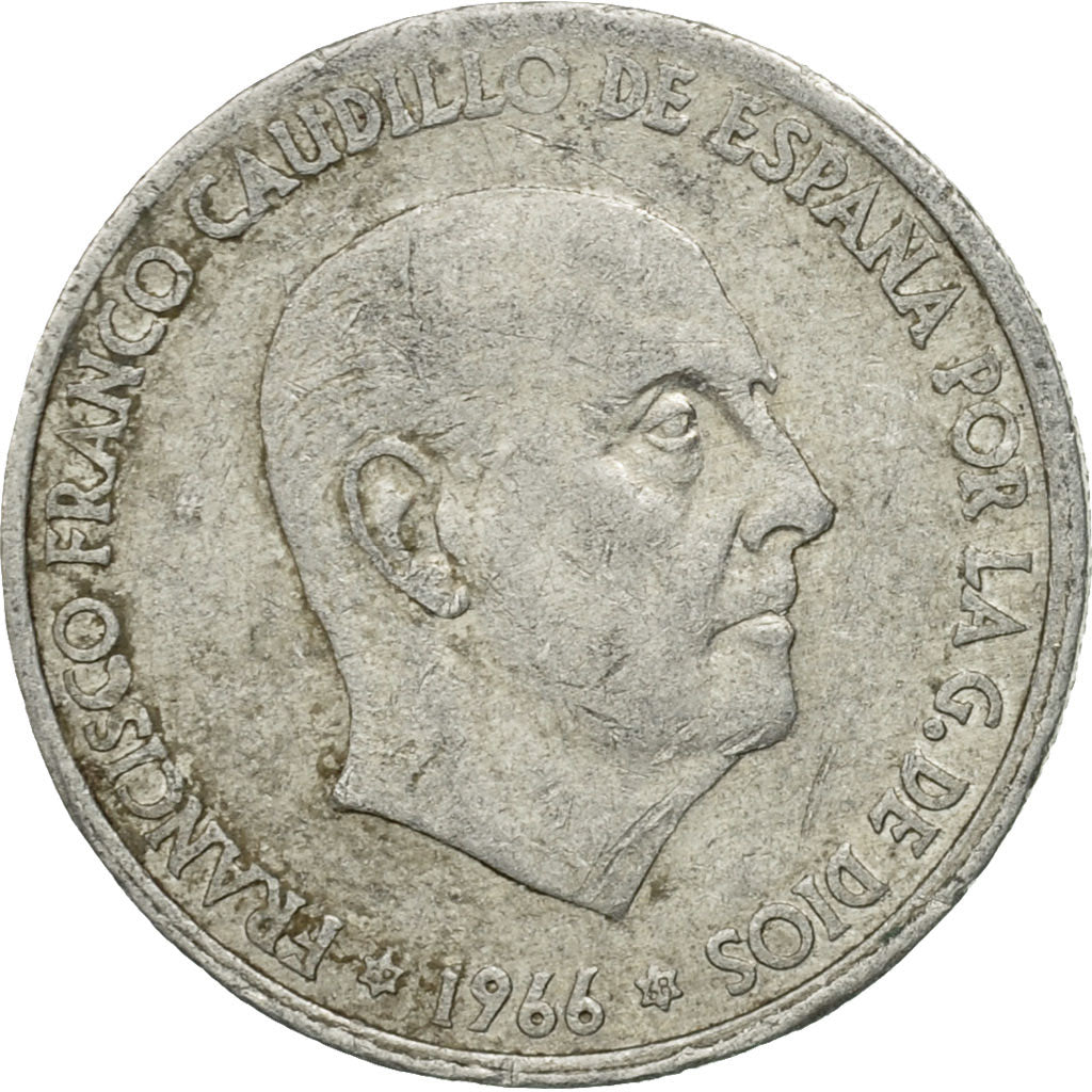 Münze, Spanien, Francisco Franco, caudillo, 50 Centimos, 1968, S, Aluminium