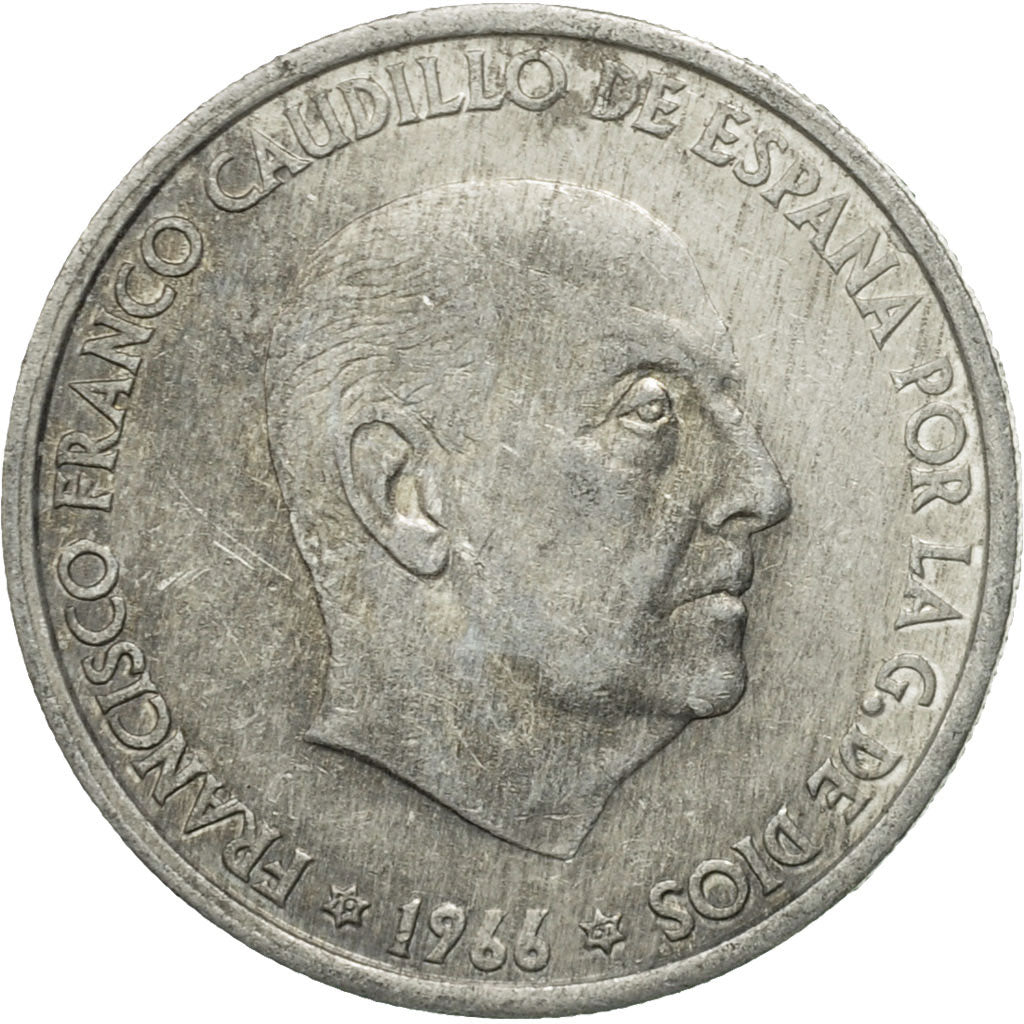 Münze, Spanien, Francisco Franco, caudillo, 50 Centimos, 1967, S, Aluminium
