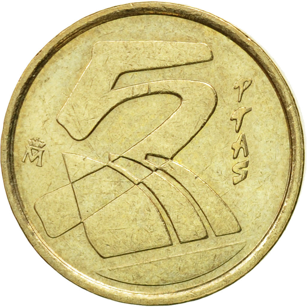 Coin, Spain, Juan Carlos I, 5 Pesetas, 1998, Madrid, EF(40-45), Aluminum-Bronze