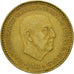 Moneda, España, Francisco Franco, caudillo, Peseta, 1968, BC+, Aluminio -