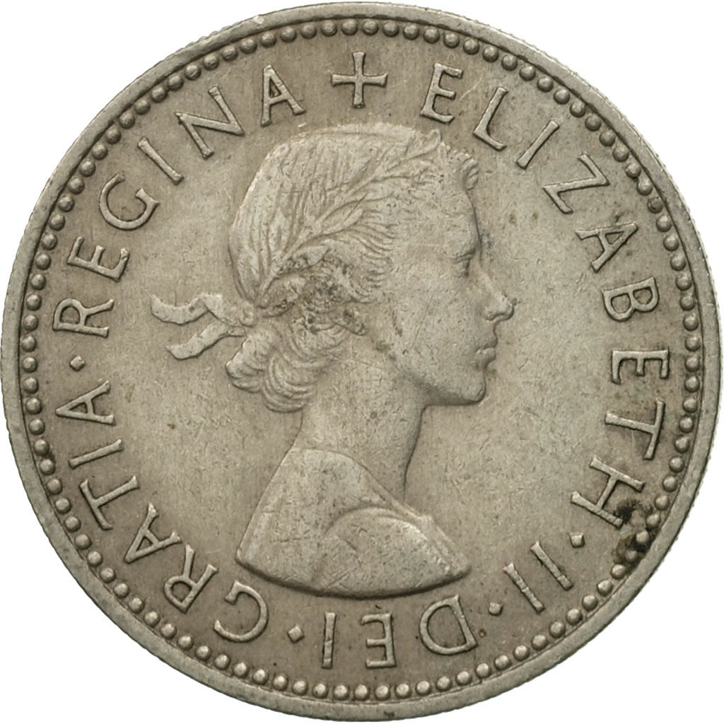 Coin, Great Britain, Elizabeth II, Shilling, 1963, VF(30-35), Copper-nickel