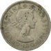 Moneda, Gran Bretaña, Elizabeth II, Florin, Two Shillings, 1966, BC+, Cobre -