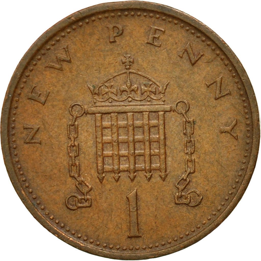 Monnaie, Grande-Bretagne, Elizabeth II, New Penny, 1976, TB+, Bronze, KM:915