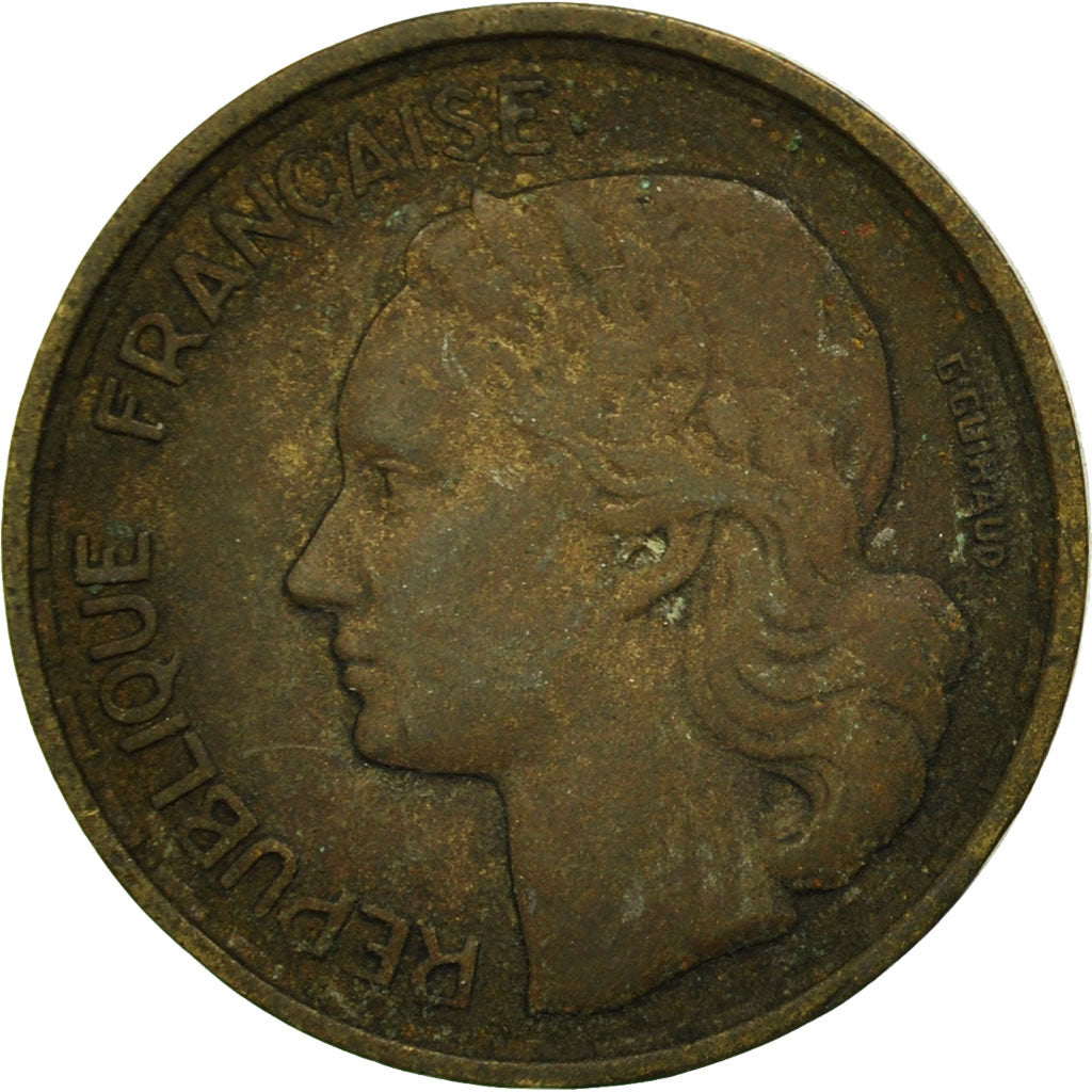 Munten, Frankrijk, Guiraud, 10 Francs, 1953, Beaumont - Le Roger, FR+