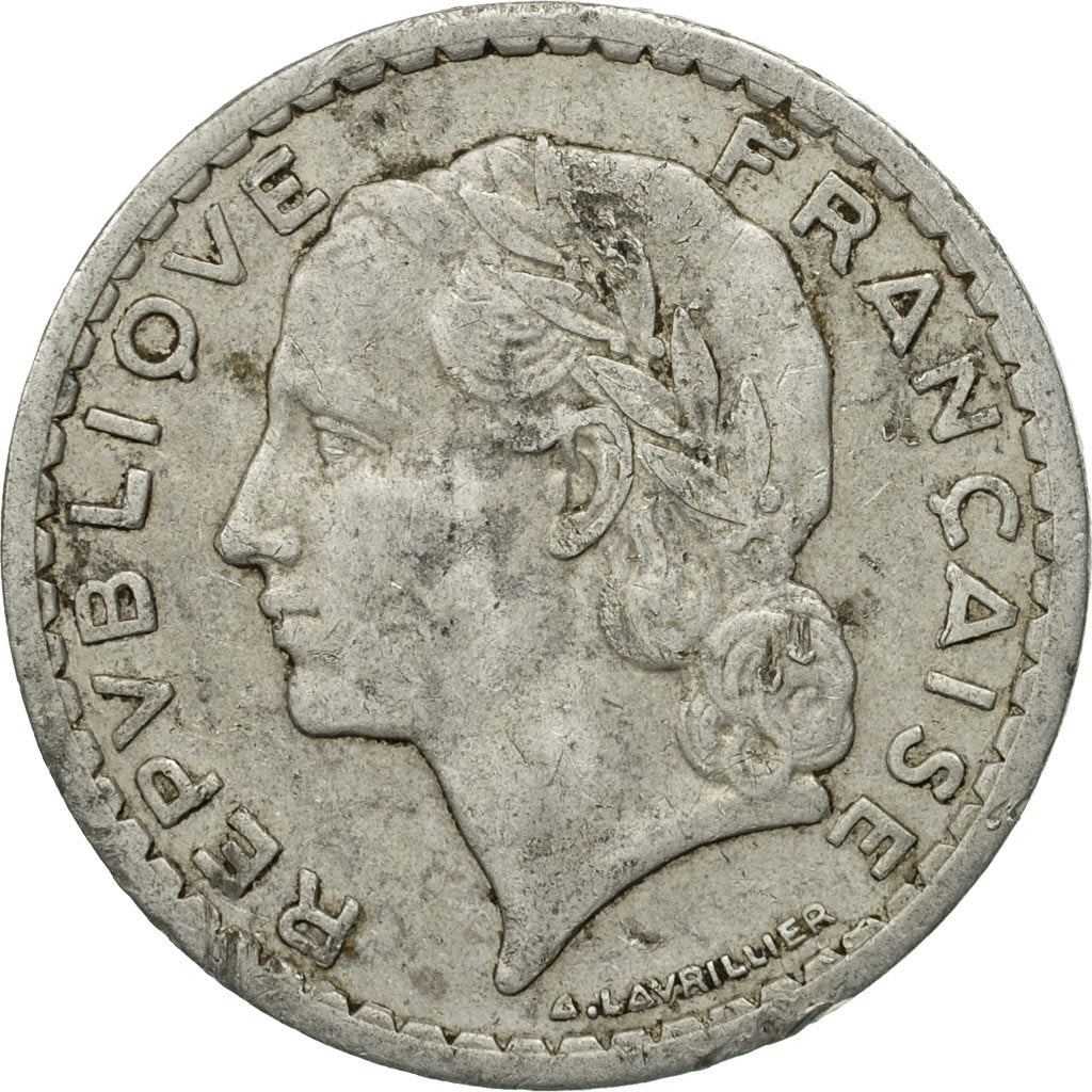 Münze, Frankreich, Lavrillier, 5 Francs, 1946, Beaumont - Le Roger, S+