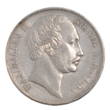 GERMAN STATES, Thaler, Vereins, 1858, Munich, KM #852, VF(30-35), Silver, 18.40