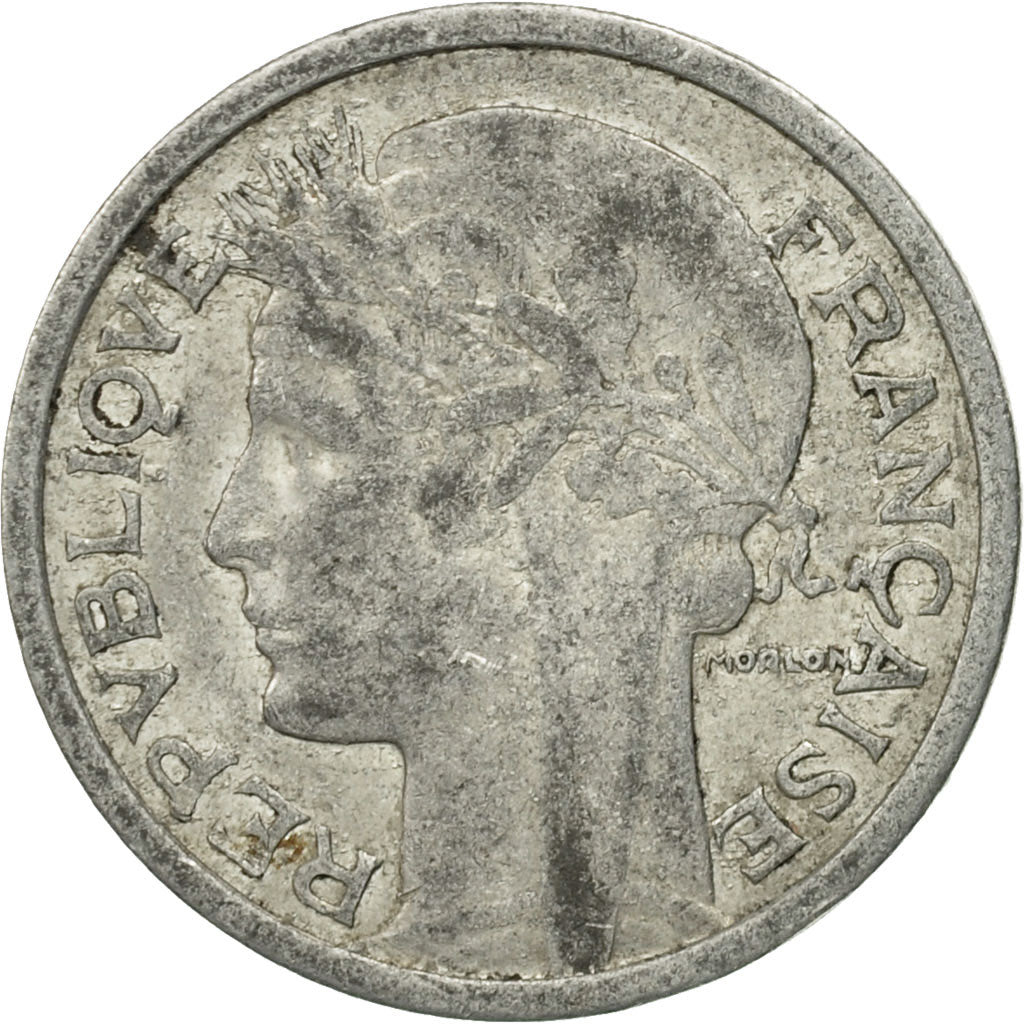 Münze, Frankreich, Morlon, Franc, 1957, Paris, S, Aluminium, KM:885a.1