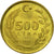 Münze, Türkei, 500 Lira, 1991, S+, Aluminum-Bronze, KM:989