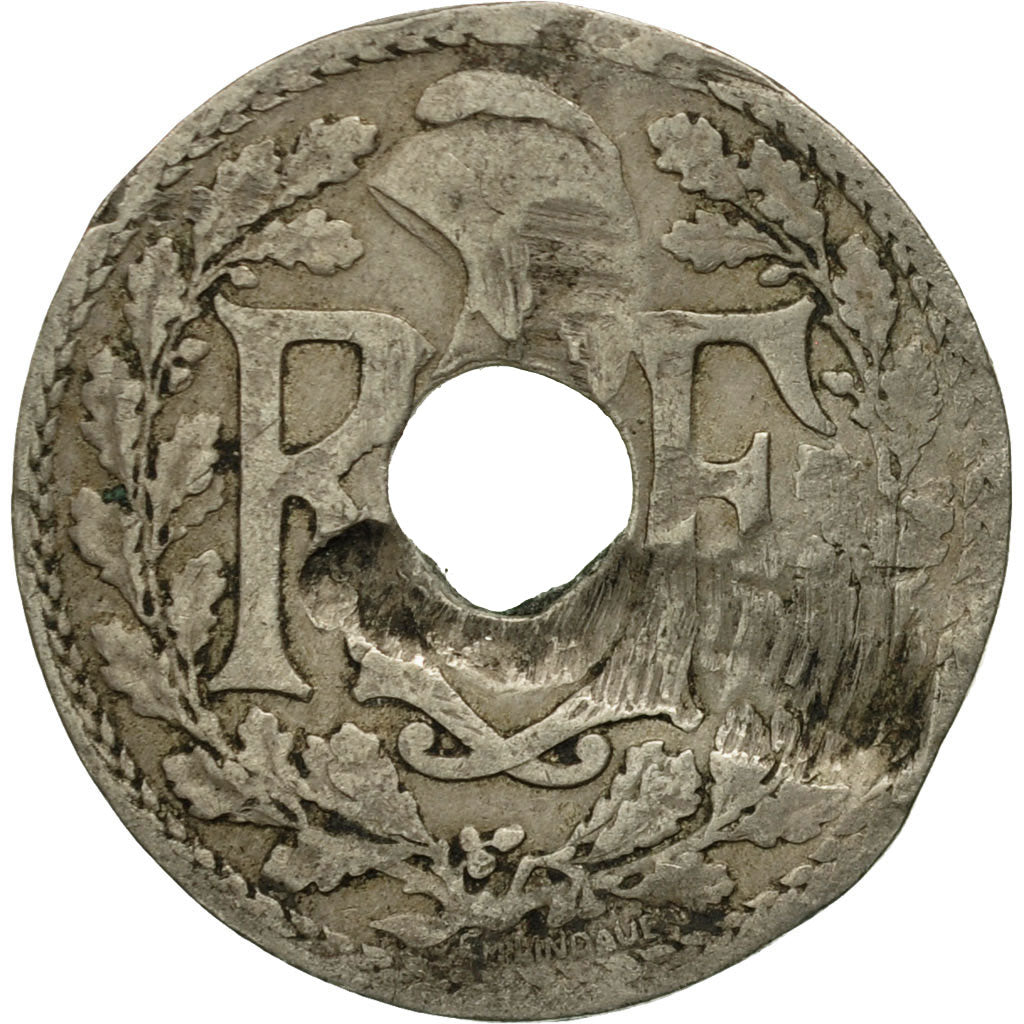 Coin, France, Lindauer, 10 Centimes, 1921, Paris, F(12-15), Copper-nickel