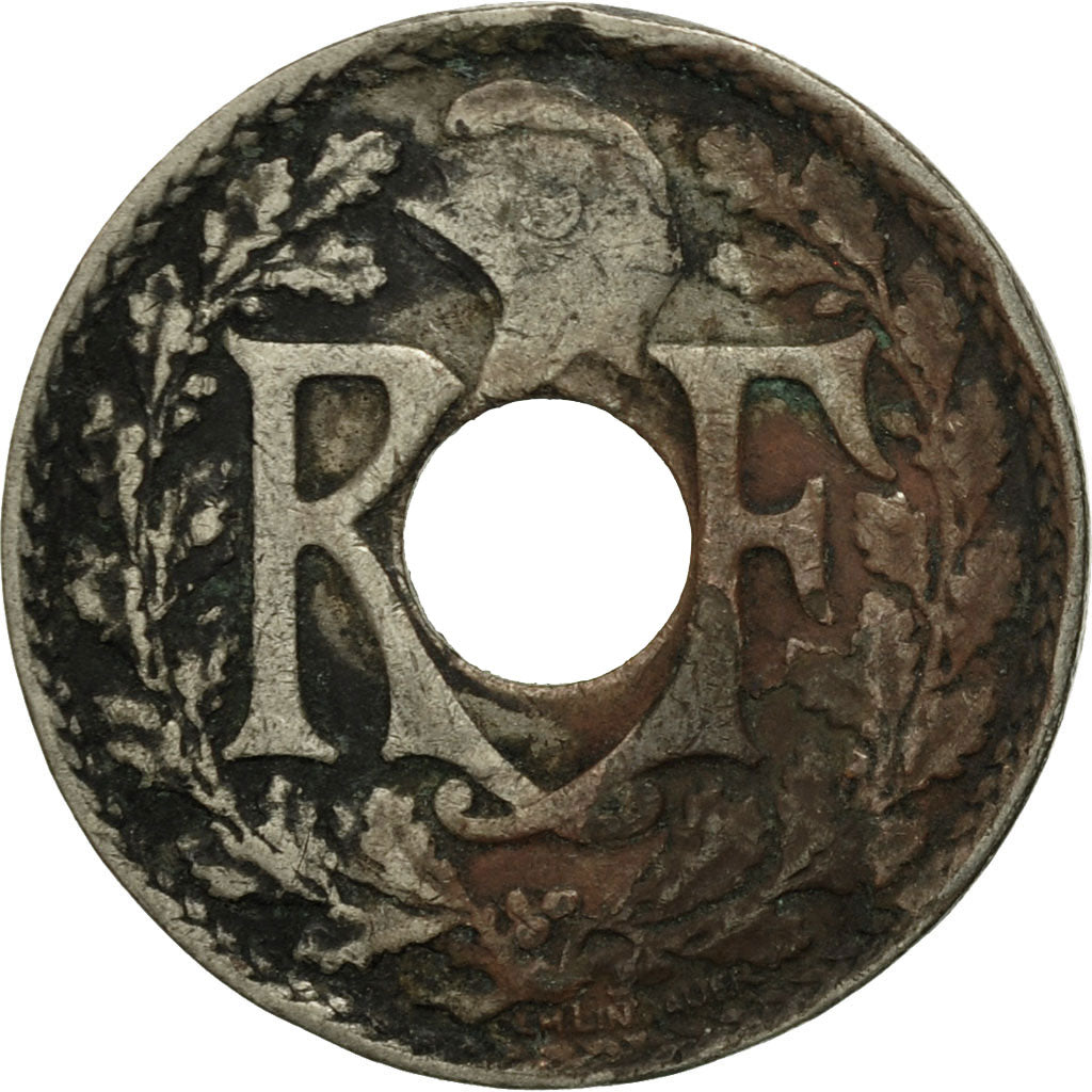 Monnaie, France, Lindauer, 10 Centimes, 1922, Poissy, B+, Copper-nickel