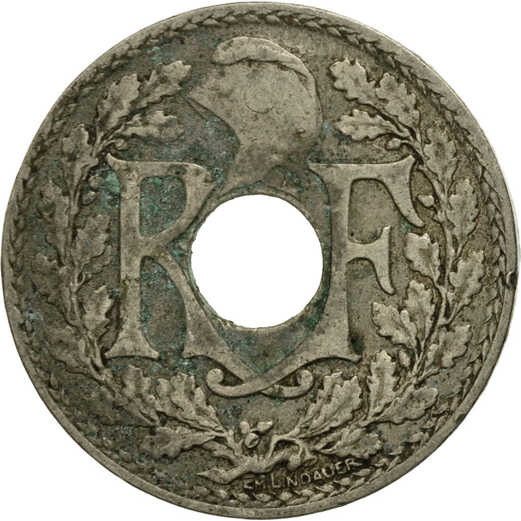 Coin, France, Lindauer, 10 Centimes, 1923, Poissy, F(12-15), Copper-nickel