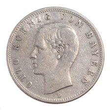GERMAN STATES, 2 Mark, 1905, Munich, KM #913, EF(40-45), Silver, 28, 11.10