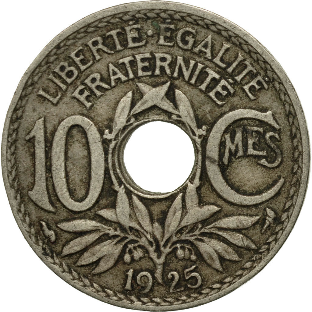 Münze, Frankreich, Lindauer, 10 Centimes, 1925, Paris, S, Copper-nickel