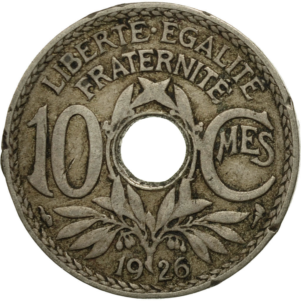 Münze, Frankreich, Lindauer, 10 Centimes, 1926, Paris, S, Copper-nickel