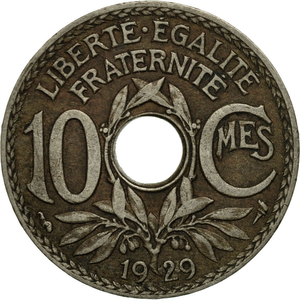 Münze, Frankreich, Lindauer, 10 Centimes, 1929, Paris, S, Copper-nickel
