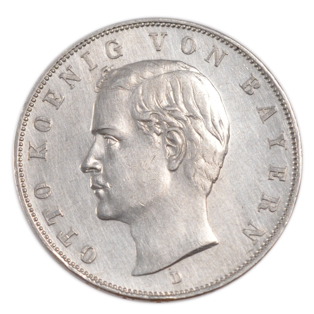 GERMAN STATES, 3 Mark, 1912, Munich, KM #996, AU(50-53), Silver, 33, 16.60
