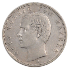 Monnaie, Etats allemands, BAVARIA, Otto, 5 Mark, 1904, Munich, TB+, Argent