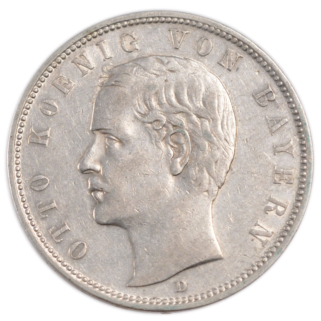 Germany, 5 Mark, 1907, Munich, KM #512, EF(40-45), Silver, 27.70