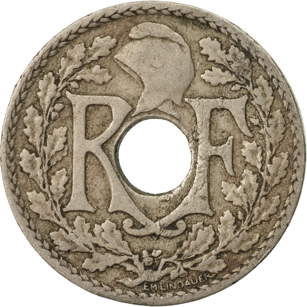 Coin, France, Lindauer, 10 Centimes, 1927, Paris, VF(20-25), Copper-nickel