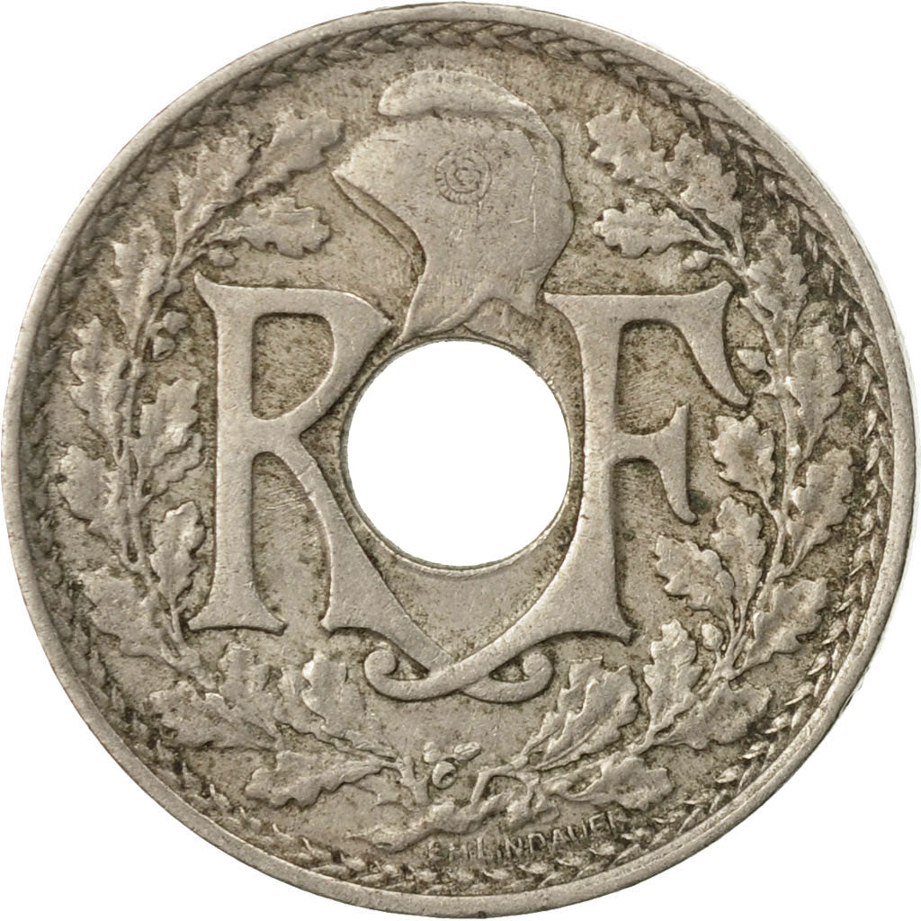 Coin, France, Lindauer, 10 Centimes, 1917, Paris, VF(30-35), Copper-nickel