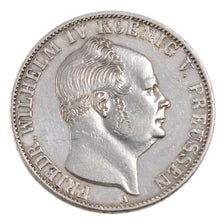 GERMAN STATES, Thaler, 1855, Berlin, KM #465, AU(50-53), Silver, 22.10