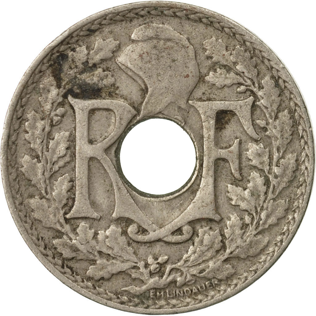 Coin, France, Lindauer, 10 Centimes, 1924, Paris, VF(20-25), Copper-nickel
