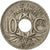 Moneta, Francia, Lindauer, 10 Centimes, 1924, Paris, MB+, Rame-nichel, KM:866a