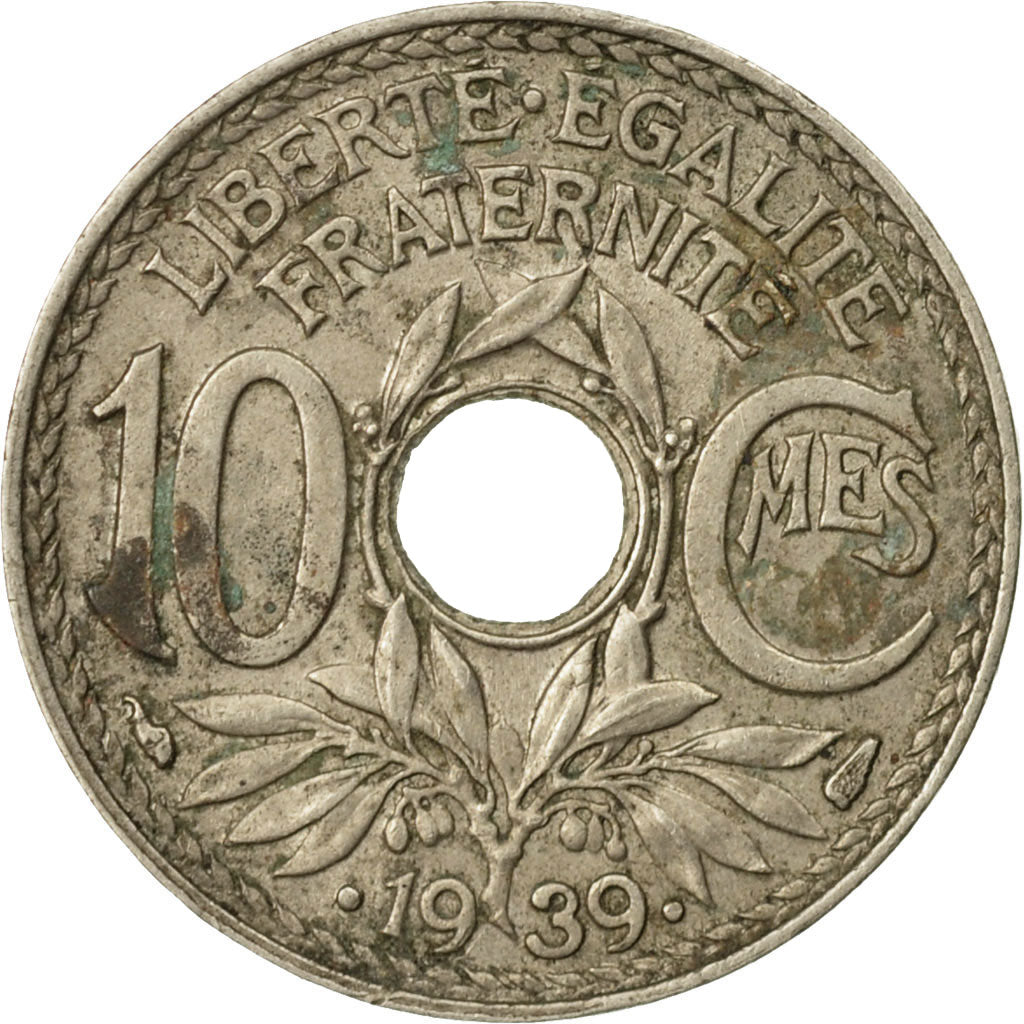 Coin, France, Lindauer, 10 Centimes, 1939, Paris, VF(30-35), Nickel-Bronze