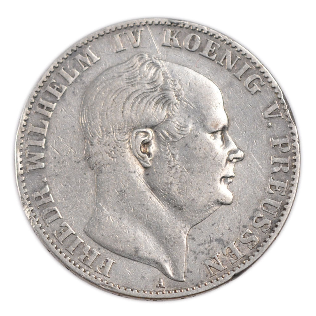 GERMAN STATES, Thaler, 1860, Berlin, KM #471, VF(30-35), Silver, 33, 18.30