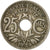 Moneda, Francia, Lindauer, 25 Centimes, 1924, BC+, Cobre - níquel, KM:867a