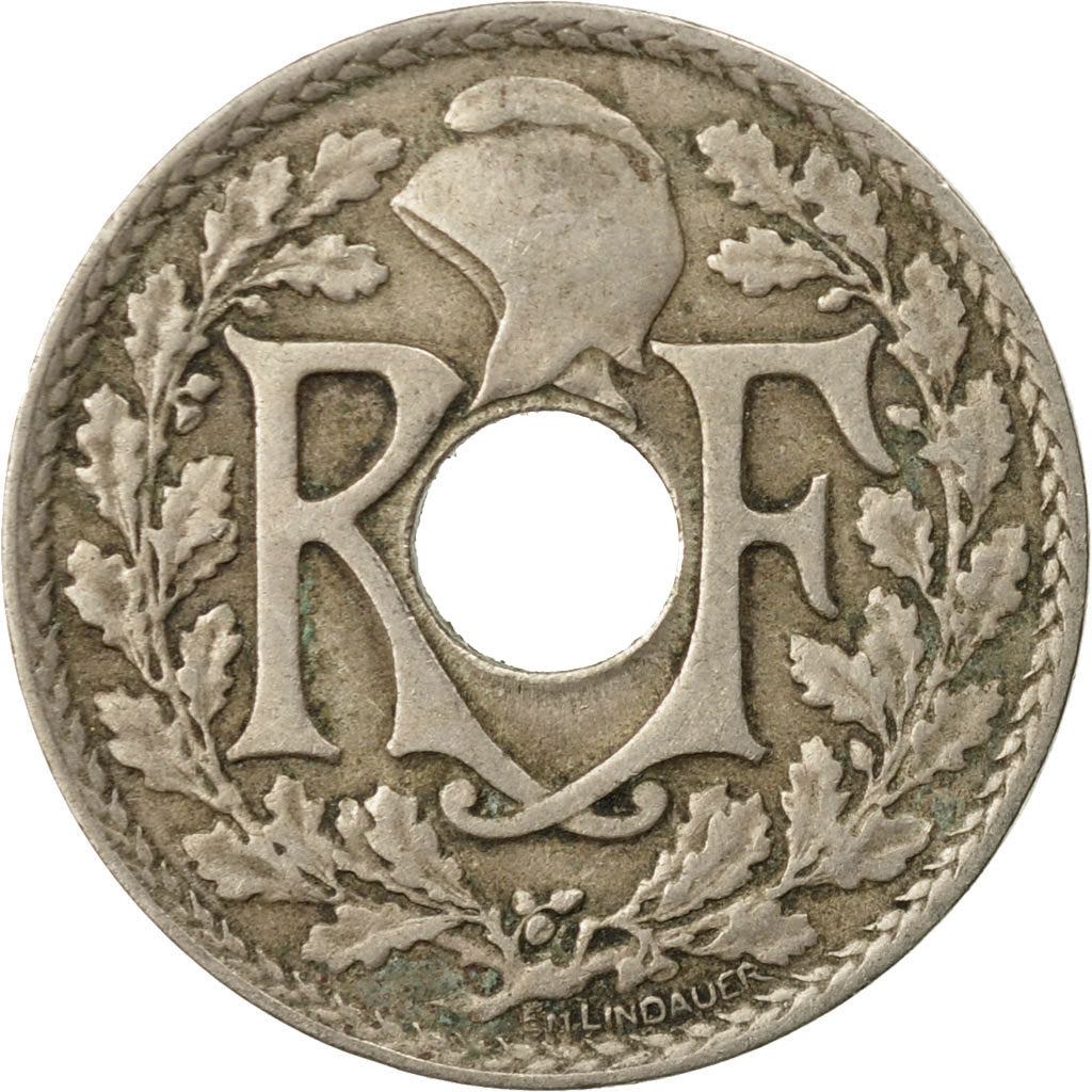 Moneta, Francia, Lindauer, 25 Centimes, 1925, MB+, Rame-nichel, KM:867a