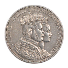 German States, 1 Thaler, 1861, Berlin, KM #488, AU(50-53), Silver, 18.40