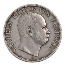 GERMAN STATES, Thaler, 1867, Berlin, KM #494, VF(20-25), Silver, 18.40