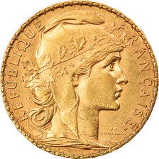 Coin, France, Marianne, 20 Francs, 1900, AU(55-58), Gold, KM:847