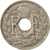 Moneta, Francja, Lindauer, 25 Centimes, 1933, VF(30-35), Miedź-Nikiel, KM:867a