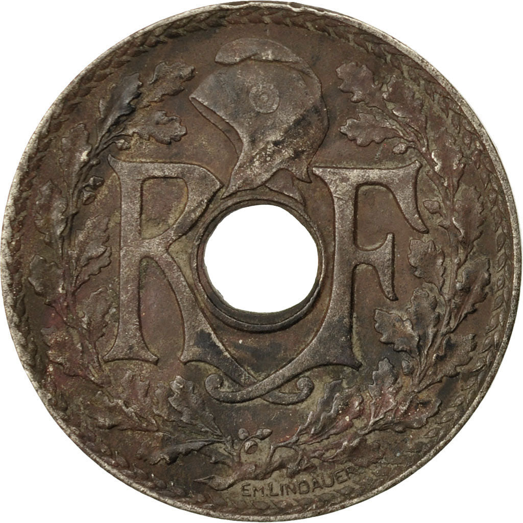 Moneta, Francia, Lindauer, 25 Centimes, 1938, B+, Nichel-bronzo, KM:867b