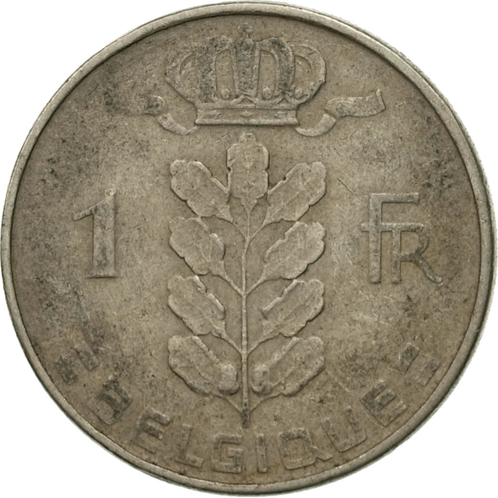 Moneda, Bélgica, Franc, 1956, BC+, Cobre - níquel, KM:142.1