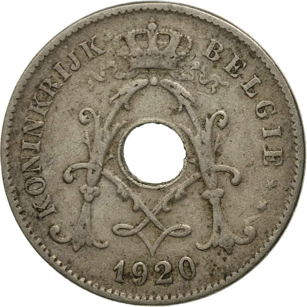 Münze, Belgien, 10 Centimes, 1920, S, Copper-nickel, KM:86