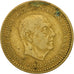 Moneta, Spagna, Francisco Franco, caudillo, Peseta, 1969, MB+, Alluminio-bronzo