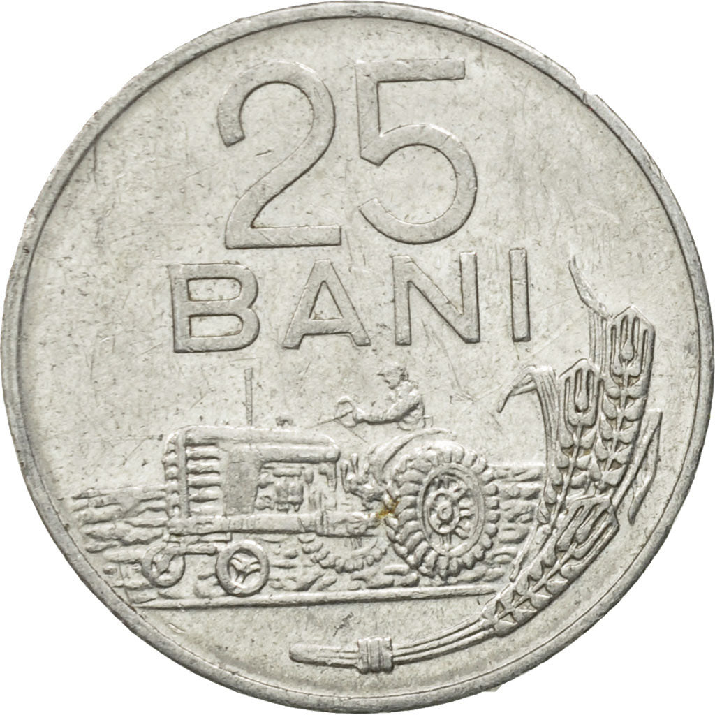 Monnaie, Roumanie, 25 Bani, 1982, TB+, Aluminium, KM:94a