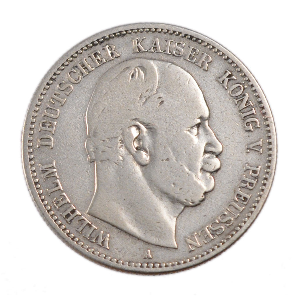 Coin, German States, PRUSSIA, Wilhelm I, 2 Mark, 1876, Berlin, VF(20-25)