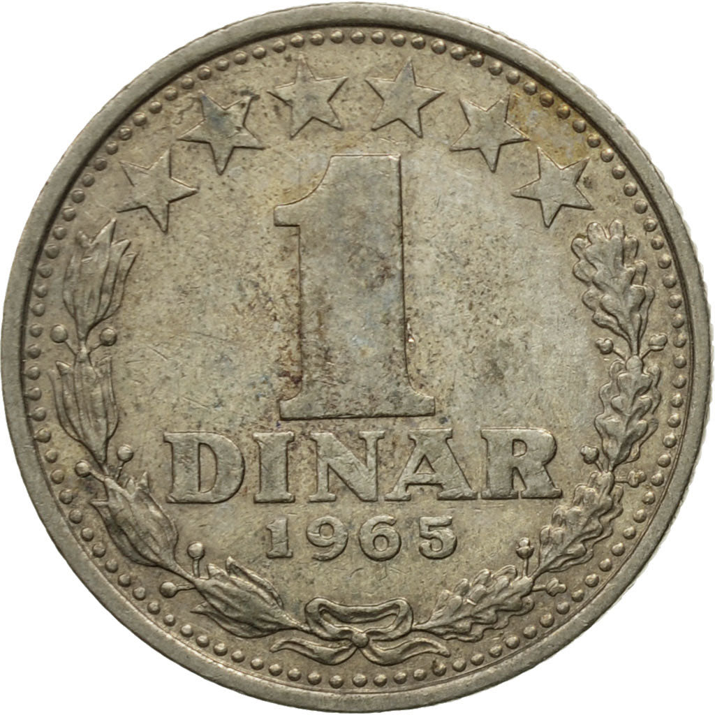 Munten, Joegoslaviëe, Dinar, 1965, FR+, Copper-nickel, KM:47