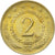 Munten, Joegoslaviëe, 2 Dinara, 1972, FR+, Copper-Nickel-Zinc, KM:57