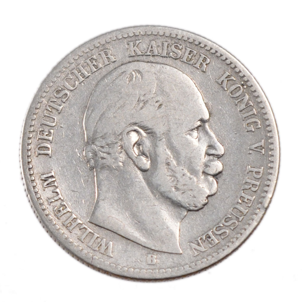 German States, 2 Mark, 1876, Hannover, KM #506, VF(20-25), Silver, 10.80